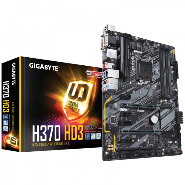 Gigabyte H370 HD3, Intel H370 motherboard - socket 1151