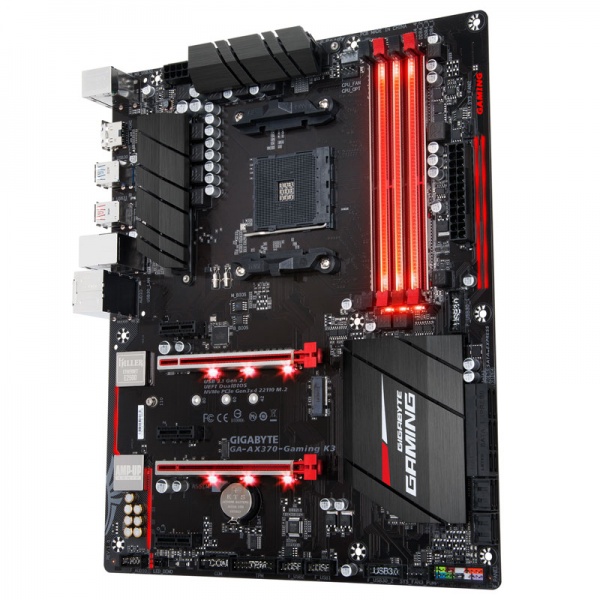 Gigabyte X370 Gaming K3, AMD X370-Mainboard - Socket AM4