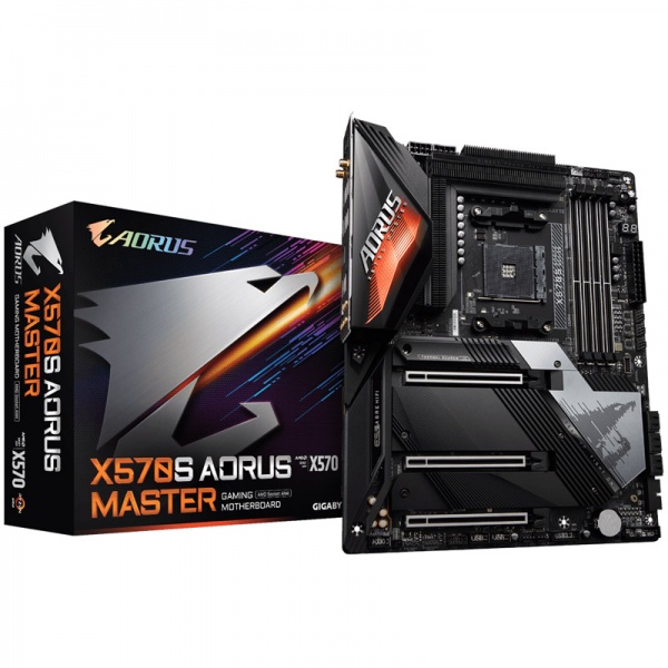 Gigabytes X570S Aorus Master, AMD X570S Motherboard - Socket AM4
