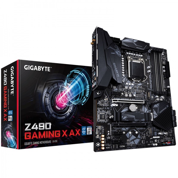 Gigabytes Z490 Gaming X AX, Intel Z490 Motherboard - Socket 1200