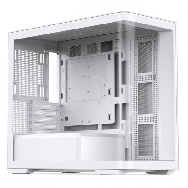 Jonsbo D300 Midi-Tower, 270 degrees, Tempered Glass - white