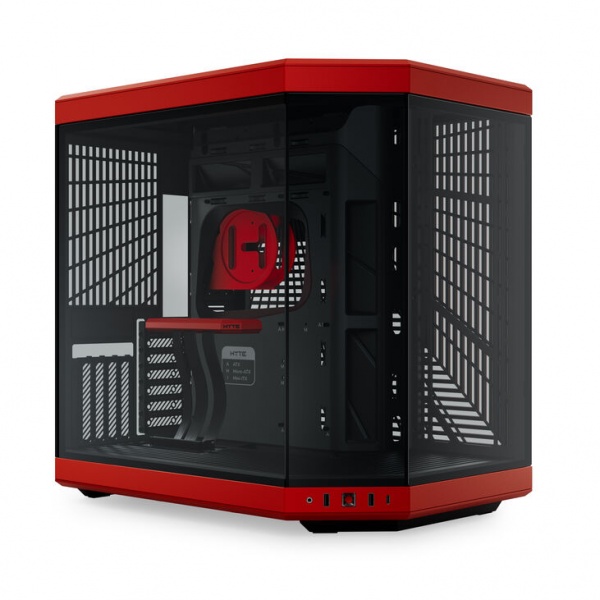 Hyte Y70 Midi Tower Standard - black / red