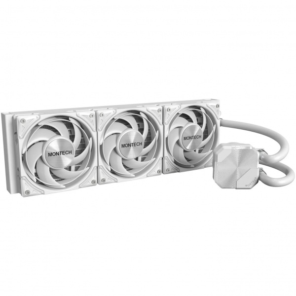 Montech HyperFlow Silent AiO Water Cooling System - 360mm, White