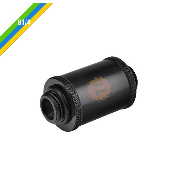 Thermaltake Pacific G1/4 Male to Male 30mm Extender Fitting - Black