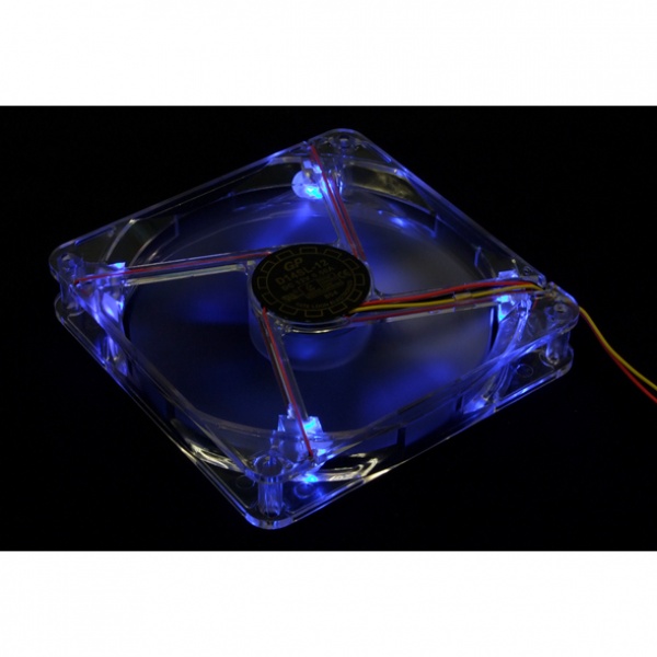 Yate Loon D14SL-12 +4 LED Blue LED (1000rpm) 140x140x25mm