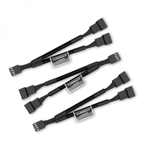 Noctua NA-SYC1 chromax.black Y-splitter cable set for fans - black