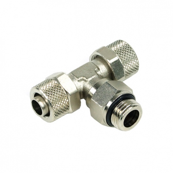 10/8mm (8x1mm) Compression Fitting G1/4 - T - Revolvable