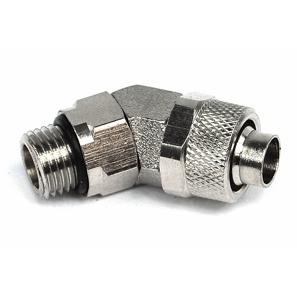 13/10mm (10x1.5mm) Compression Fitting 45- Rotary Outer Thread 1/4