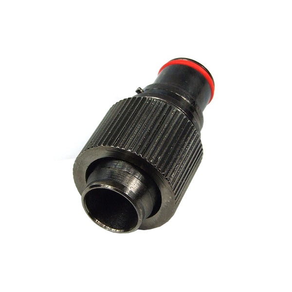 Quick release connector 16/13mm (1/2) plug - black nickel