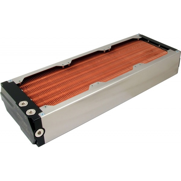 Aquacomputer Airplex Modularity System 360 mm - Copper fins / One circuit, SS Side Panels
