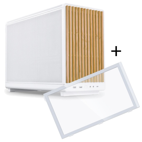 Lian Li DAN Cases A3-mATX Wood Edition Glass Panel Case, Micro-ATX - Beech Bundle