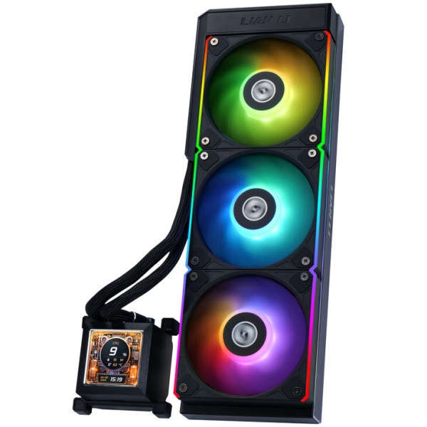 Lian Li HydroShift LCD 360 ARGB AIO Water Cooler - black
