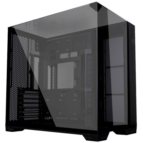 Lian Li O11 Vision Compact PC Case, Mid Tower, E-ATX, Tempered Glass - Black