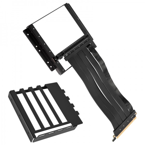 Lian Li O11D-1 Riser Card Cable + PCI Slot Bezel - Black