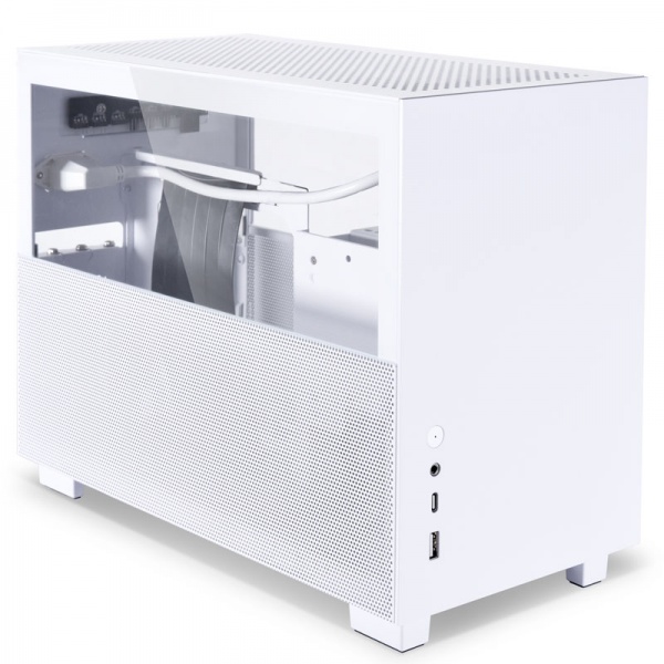 Lian Li Q58W3 Mini-ITX housing, PCIE 3.0 Edition - white