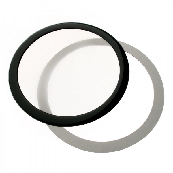 DEMCiflex Round Dust filter 200mm black / white