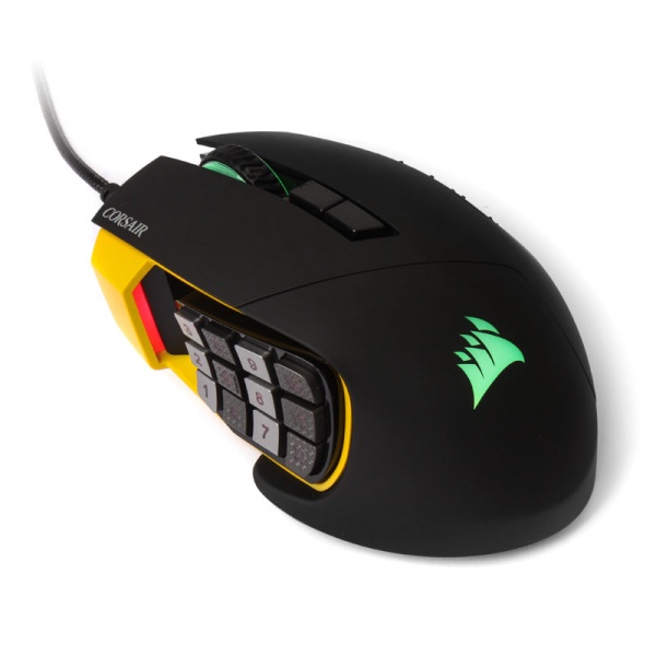 Corsair Gaming Scimitar PRO RGB Gaming Mouse - yellow