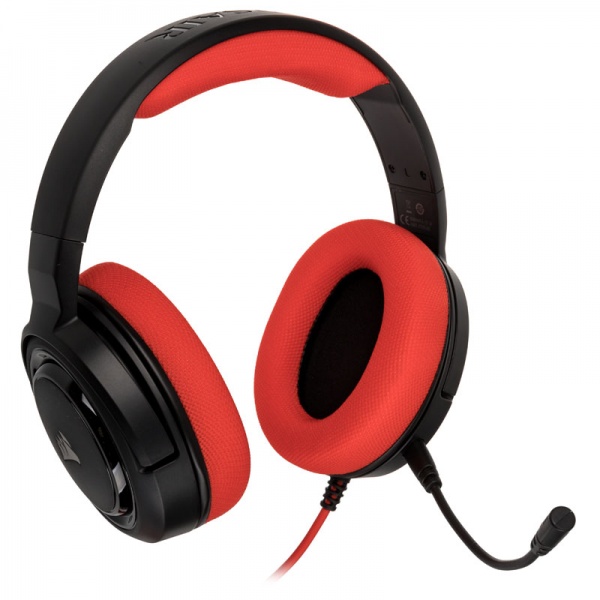 Corsair HS35 gaming headset - red