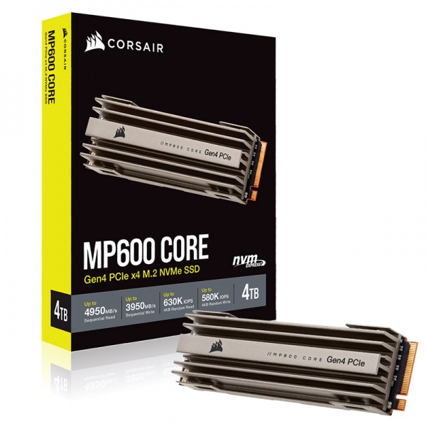 Corsair MP600 Core NVME SSD, PCIe 4.0 M.2 Type 2280 - 4 TB