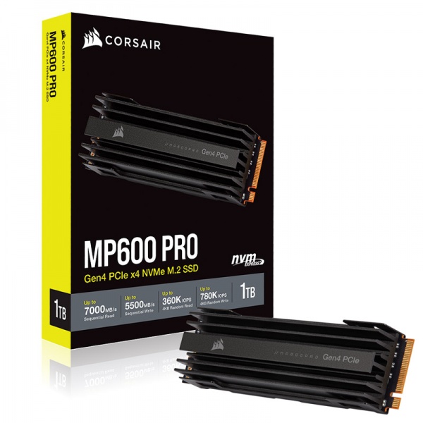 Corsair MP600 Pro NVMe SSD, PCIe 4.0 M.2 Type 2280 - 1 TB