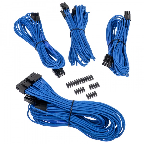 Corsair Premium Sleeved Cable Set - blue