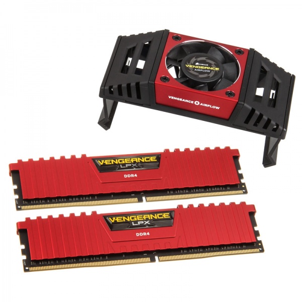 Corsair Vengeance LPX red + AF, DDR4-3866, CL 18 - 8GB Dual Kit