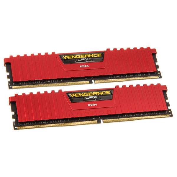 Corsair Vengeance LPX Series DDR4-2666 red, CL16 - 16 GB Kit