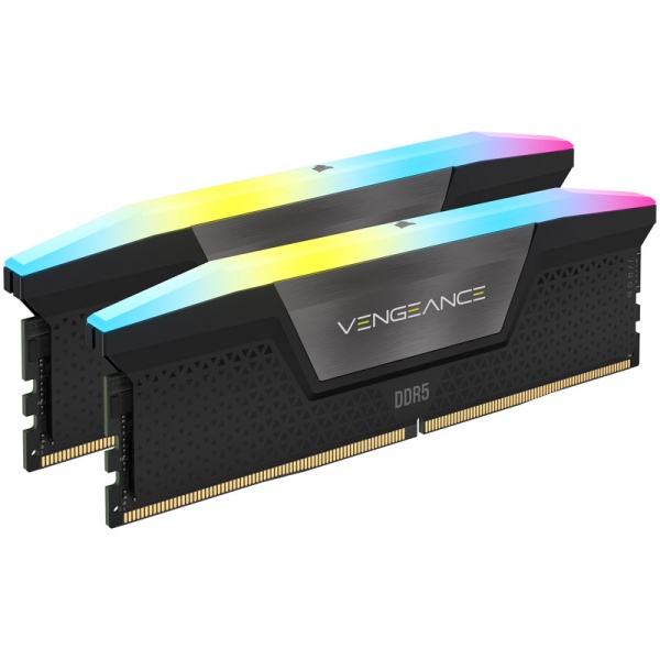 Corsair Vengeance RGB, DDR5-5600, CL40, Intel XMP 3.0 - 64GB dual kit, black