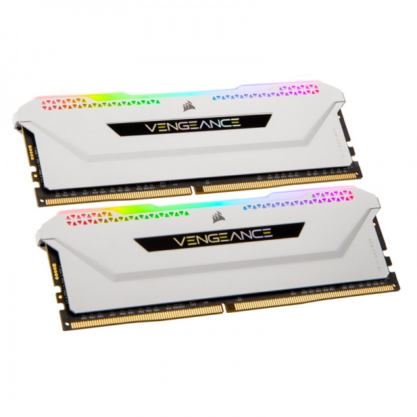 Corsair Vengeance RGB Pro SL, DDR4-3600, CL18 - 32 GB Dual Kit, White
