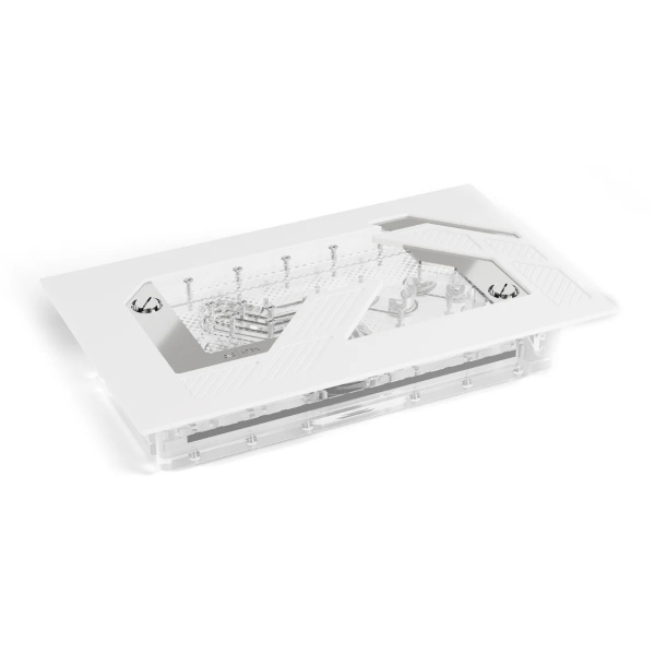 Alphacool Apex Distroplate for Dark Base Pro 901 with Apex D5 Pump - White