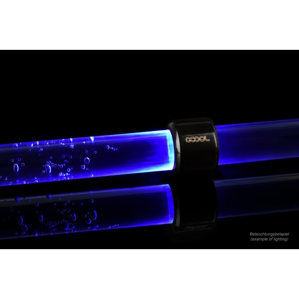Alphacool Aurora HardTube LED ring 13mm Deep Black - Blue