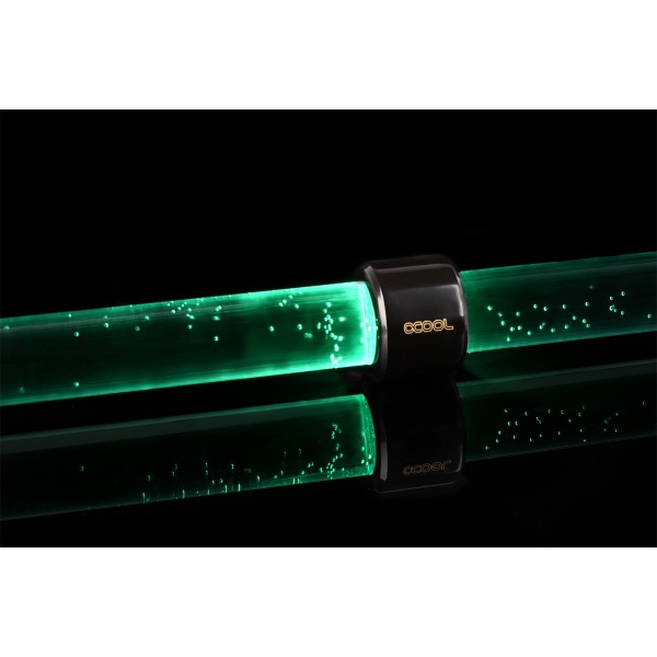Alphacool Aurora HardTube LED ring 16mm Deep Black - Green