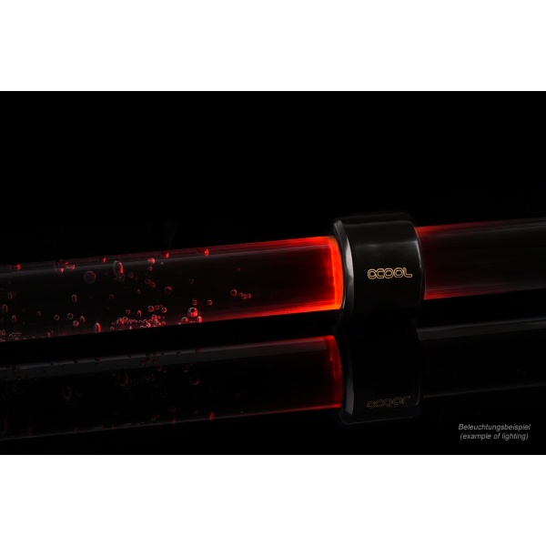 Alphacool Aurora HardTube LED ring 16mm Deep Black - Red