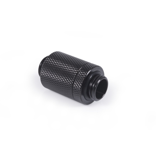 Alphacool ES D-Plug 25.5mm G1/4 AG to G1/4 AG - Deep Black