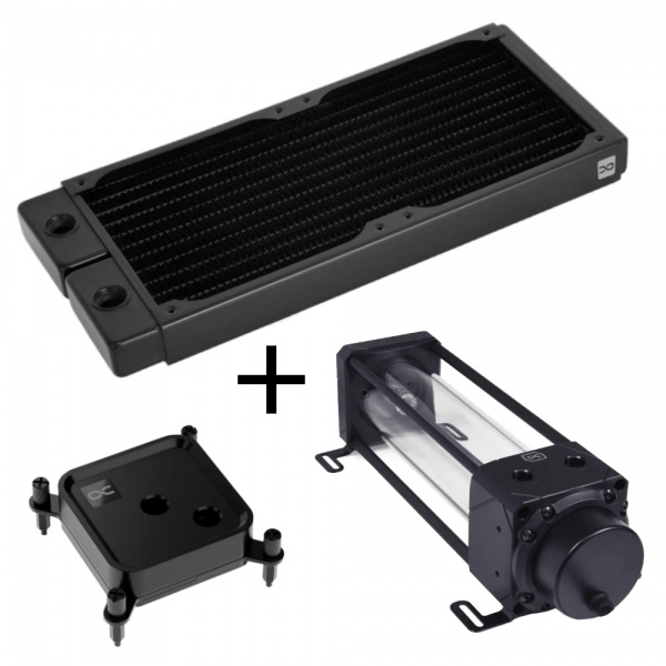 WCUK Spec Alphacool NexXxos 240mm, D5 Apex, Core Kit Bundle