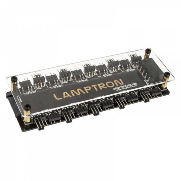 Lamptron SP901-ARGB PWM fan and RGB hub - ARGB