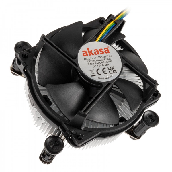 Akasa AK-CC6606BP01 Low Profile CPU Cooler - Socket LGA 1700