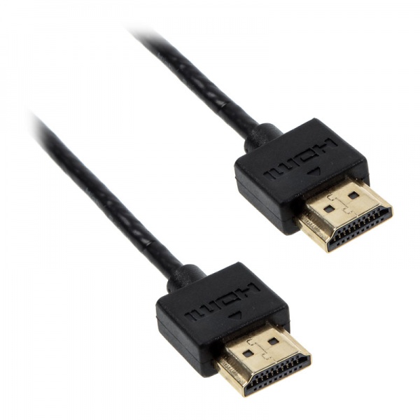 Akasa Proslim 4K (UHD) HDMI cable, black - 2m