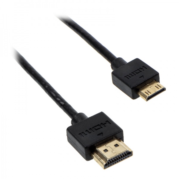 Akasa Proslim 4K (UHD) Mini HDMI cable, black - 2m
