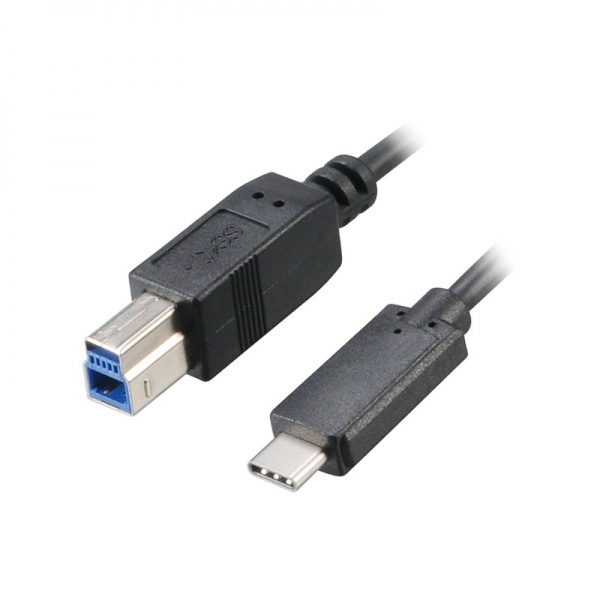 Akasa USB 3.1 cable, Type C in Type B, 1.0m - black