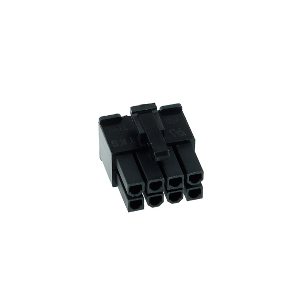 Phobya ATX Power Connector male incl. 8 Pins - Black