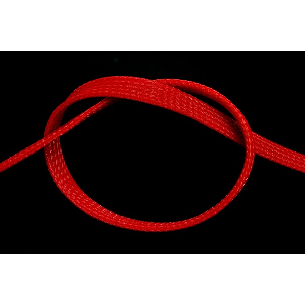 Phobya Flex Sleeve 10mm (3/8) UV red 1m