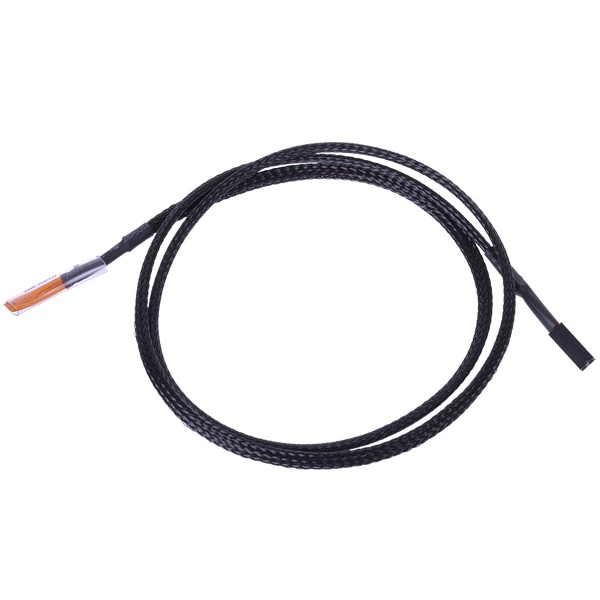Phobya Temperature Sensor single 80 cm - black sleeve