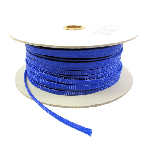 12mm Cable Modders U-HD Braid Sleeving - UV Blue, 1m