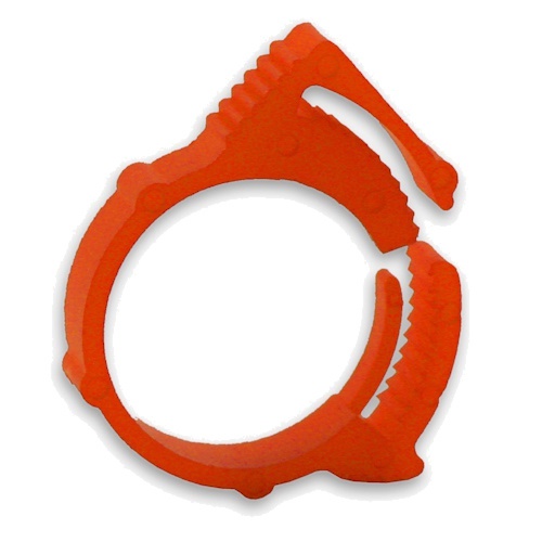 PrimoChill UV Orange PVC Hose Clip 3/4 OD