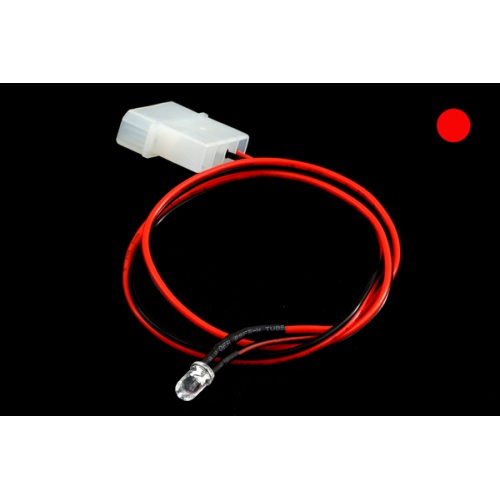 XSPC Pre-Wired Ultra Bright 5mm Single Red LED