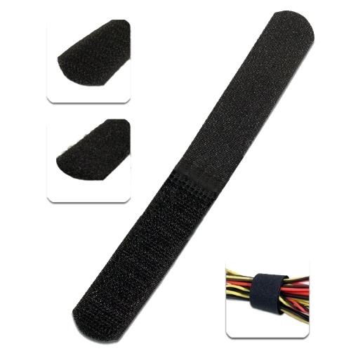 150mm Velcro Cable Tie - Black