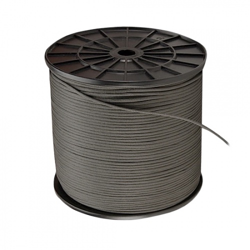 3mm Dense Weave Cable Braid - Black 1m
