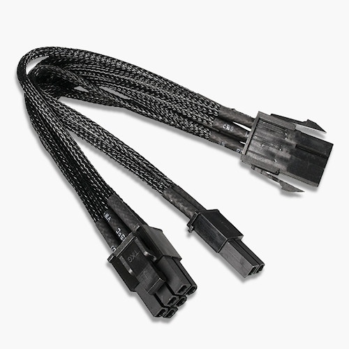 NZXT CB 8V 6 + 2 Pin PCI-E Premium 150mm Extension Cable