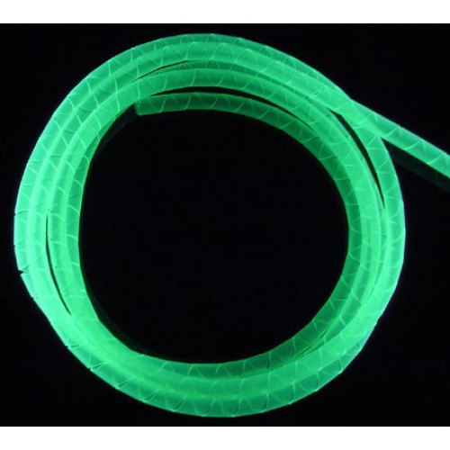 Bitspower spiral outer casing 4mm - 1m UV Green